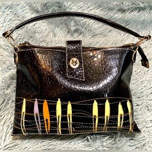 Gosia Weber vintage custom handmade leather purse